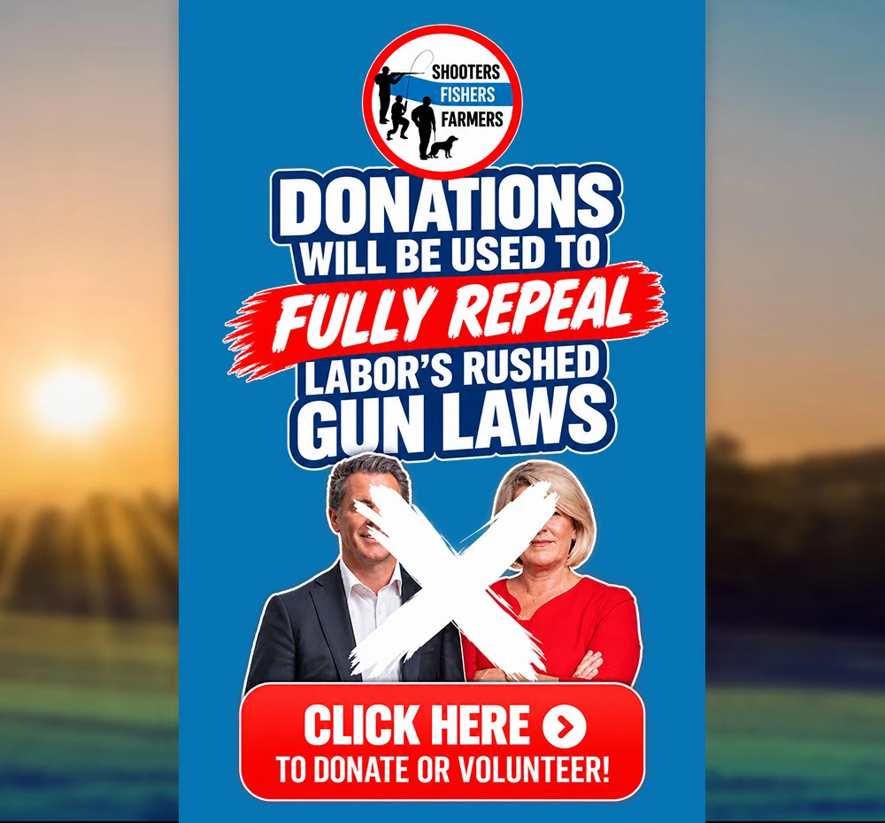 Shooters, Fishers and Farmers donation